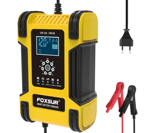 Зарядное устройство Foxsur FBC122412D 12V-12A, 24V-6A